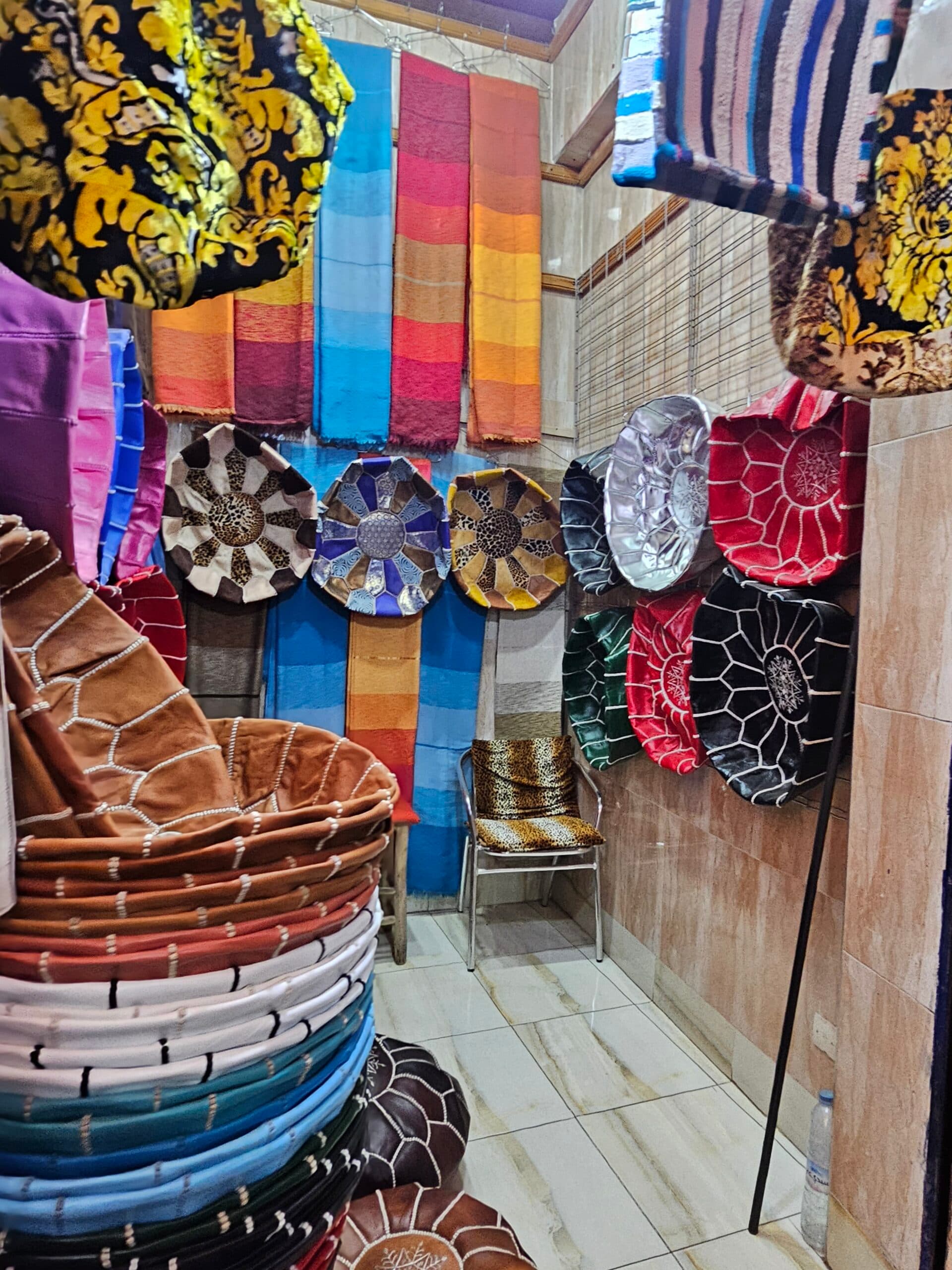 Leatherworks at the Jemma el-Fnaa